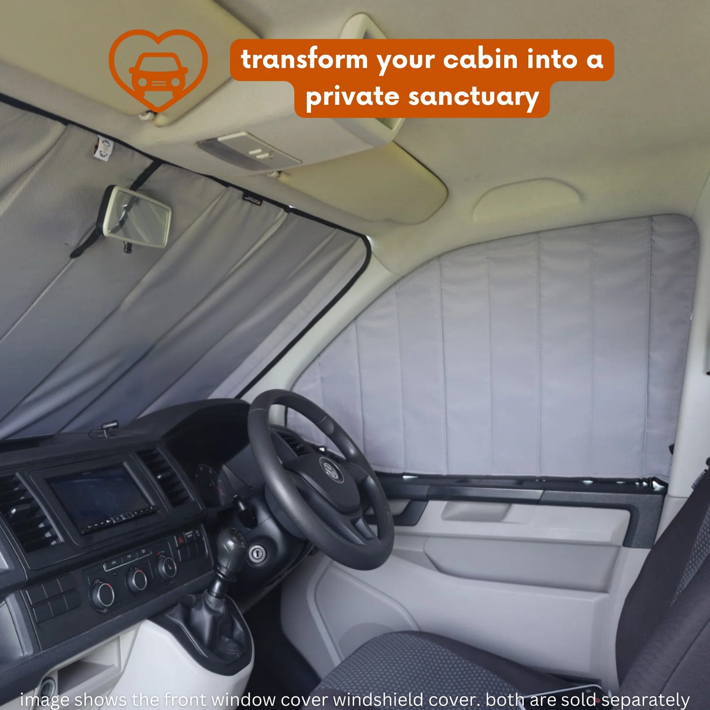 Insulated Window Covers for Volkswagen Transporter & Multivan