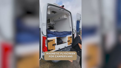 Magnetic Rear Door Van Fly Screen - Large Size